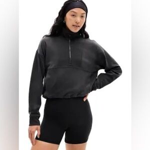 Athleta seasoft 1/4 zip ribbed sweatshirt